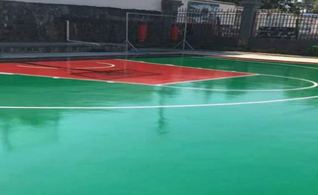 嘉兴篮球场翻新地面